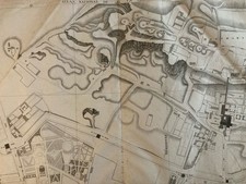 Carte Verniquet 1795 XVIIIe Montmartre Ville De Paris, Gravure Ancien Pl 4 Art