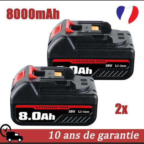 2pack 18v 0ah akku - 8.0ah,
