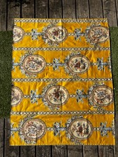 Échantillon de panneau de tissus français vintage années 50 tissu textile ancien