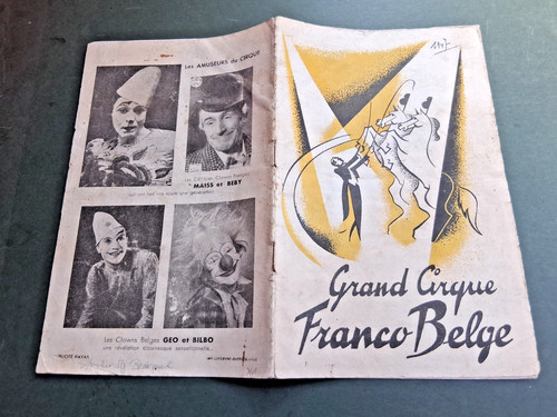 1947 roubaix programme cirque - 1947,