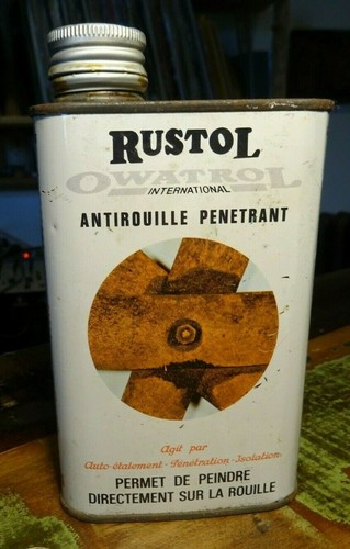Ancien bidon métal additif - ancien,