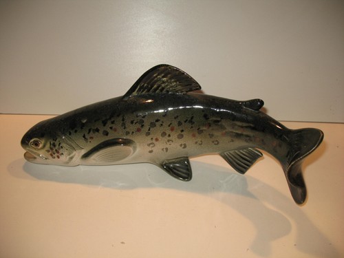 Grand poisson porcelaine - poisson, en