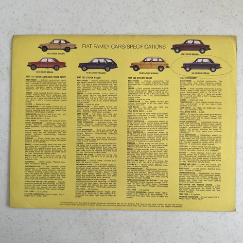 1975 fiat full line - full, spec