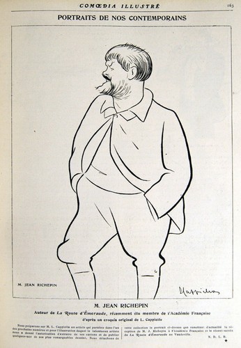 Estampe jean richepin dessin - estampe,
