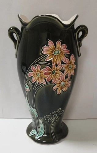 Ancien vase barbotine gustave - ancien,
