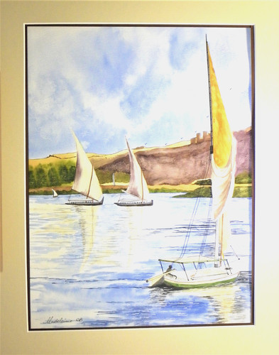 Peinture Aquarelle Marine  "