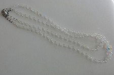 COLLIER DOUBLE RANGS/ CRISTAL