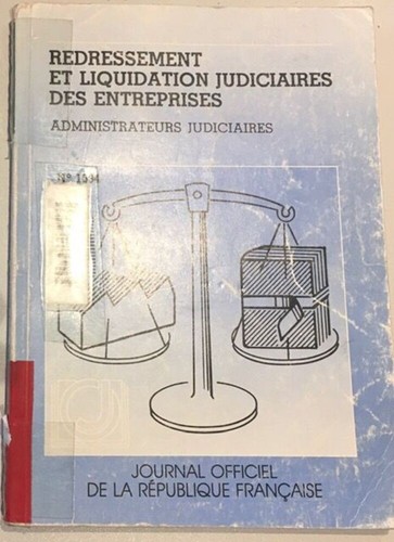 Redressement liquidation - redressement, et