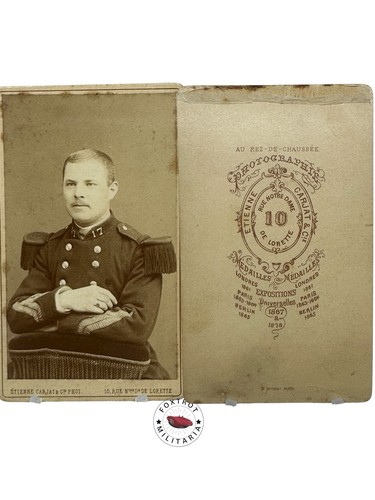 Cdv photo militaire ri - militaire, /