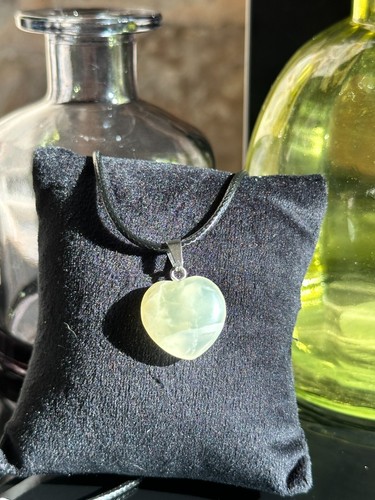 Collier coeur jade chine - de,