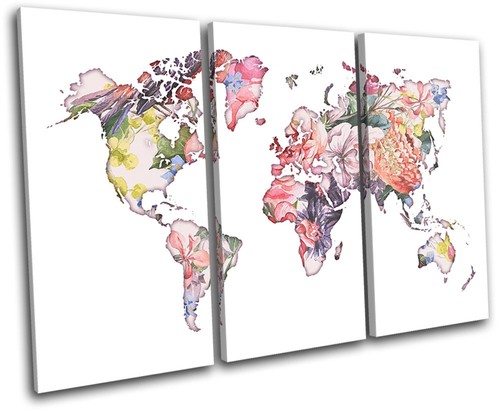 Foral vintage world map maps - foral,