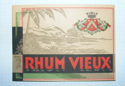 1942c etiquette ancienne rhum - 1942c/,