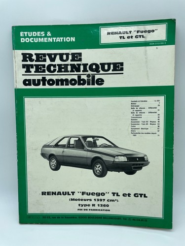 Renault fuego gtl type r - fuego,