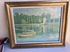 Tableaux Claude Monet Avec Cadre "Faux-net" Decoratif 