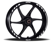 Autocollants jantes moto