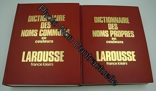 Dictionnaire des noms - , communs
