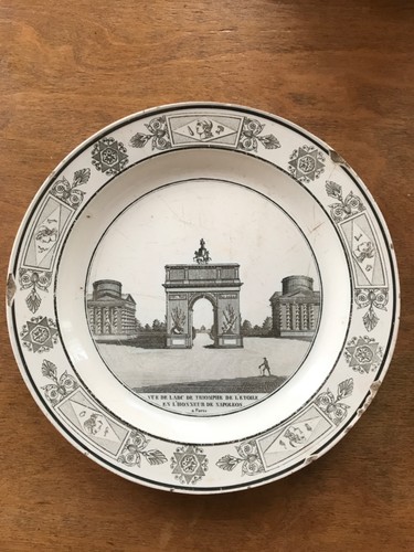 Assiette faïence creil stone - assiette,