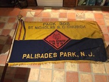 rare grande banniere drapeau