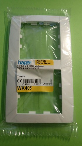 Hager kallysta wk408 plaque - -,