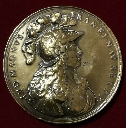 Medaille bronze louis xiv - louis,