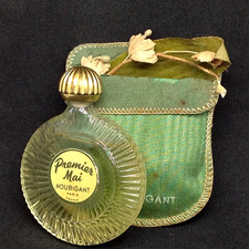 HOUBIGANT Premier Mai 6cm - 1908 - Plein avec étui et branche muguet - Très rare