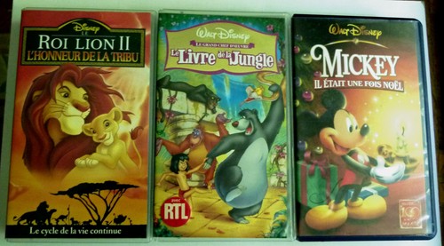 Lot cassettes vhs walt - lot,