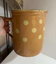 Grand Pichet Pot À Pois TERRE VERNISSÉE Patine Savoie Poterie Annecy Chalet