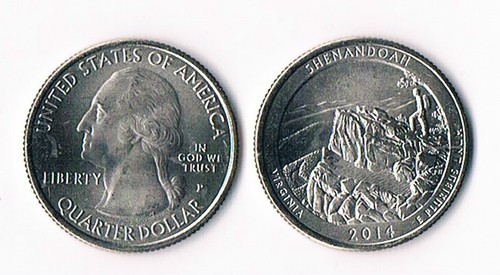 Etats unis quarter - @,