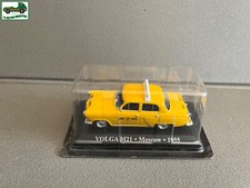 Voiture Miniature Volga M21 Moscow 1955 Taxi Du Monde au 1/43 Altaya