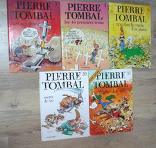 BD PIERRE TOMBAL LOT 5 ALBUMS 3- 1 -8 -10 - 20Cauvin & Hardy