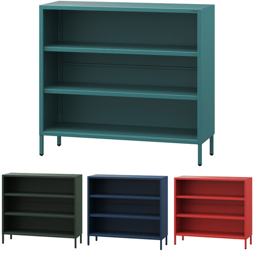 Bibliotheque basse métal - basse,