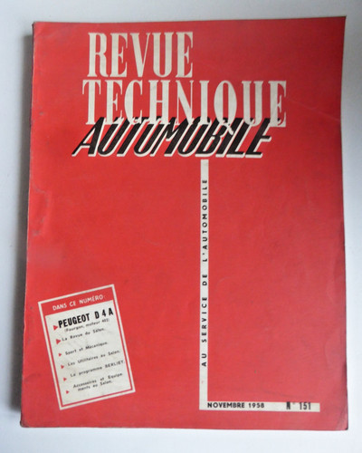 Rta revue technique - technique, automobile