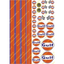 Planche décalcomanies à l'eau, Sponsors Vintage , Maquette 1:43, Miniatures