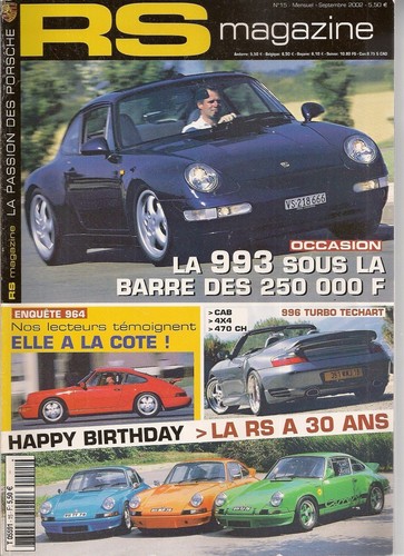 Magazine porsche 993 - 15,