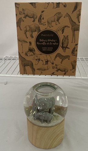 Partylite elephant snowglobe - partylite,