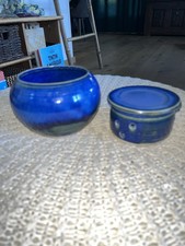 Beurrier à eau artisanal en céramique artisanal Potier terre cuite 