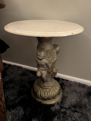 Marble table top round - top,