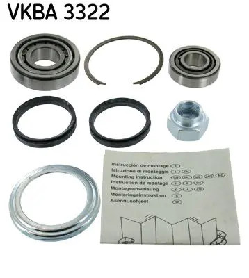 Roulement roue vkba - de, 3322
