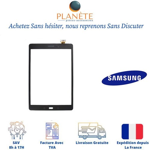 Vitre tactile gris - vitre, gris/noir