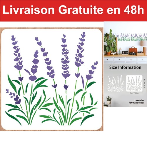 Pochoir mural réutilisable