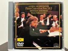Beethoven Piano Concertos Nos 1 & 2 DVD Zimmerman Bernstein Vienna Orchestral