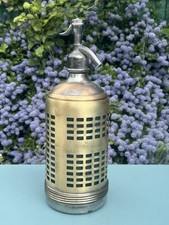 Siphon Ancien en Verre Bleu