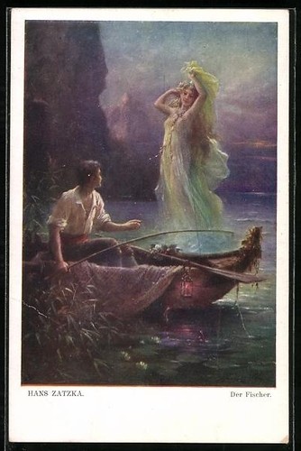 Carte postale artiste hans - postale, d'artiste