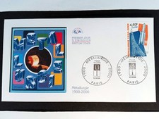 Tour Eiffel et fusée Ariane  FRANCE 2000 Enveloppe 1er JOUR FDC 444