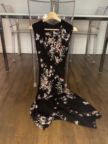 Robe longue noire - scarlet, roos