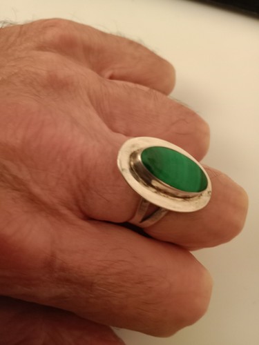 Bague artisanale argent 950 - bague, en