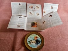 Berendsohn édition canard à piston faune menacée assiette de collection assiette murale