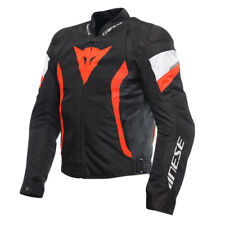 Veste Moto Dainese AVRO 5 Tex Noir Blanc Rouge TG 50 Veste Amovible