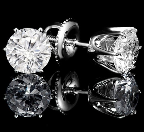 Boucles oreilles platine - d'oreilles,