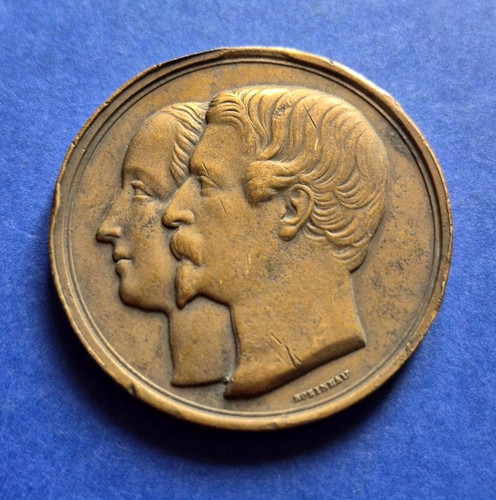 Médaille mariage napoleon iii - médaille,